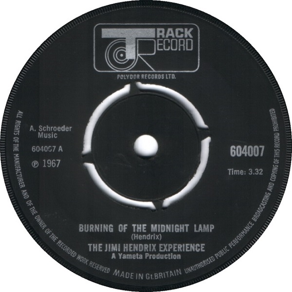 Burning Of The Midnight Lamp [U.K., Mono]